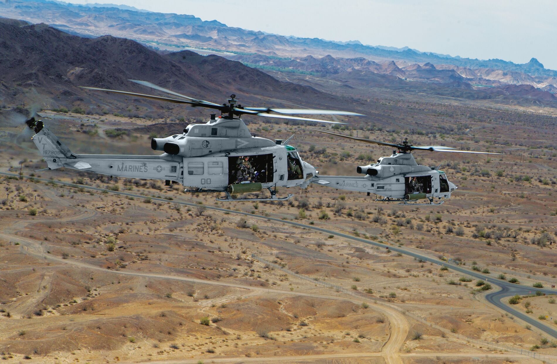 huey helicopter range